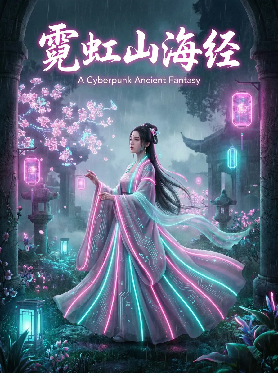 韩国伦理剧 古风奇缘短剧 - 霓虹山海经海报